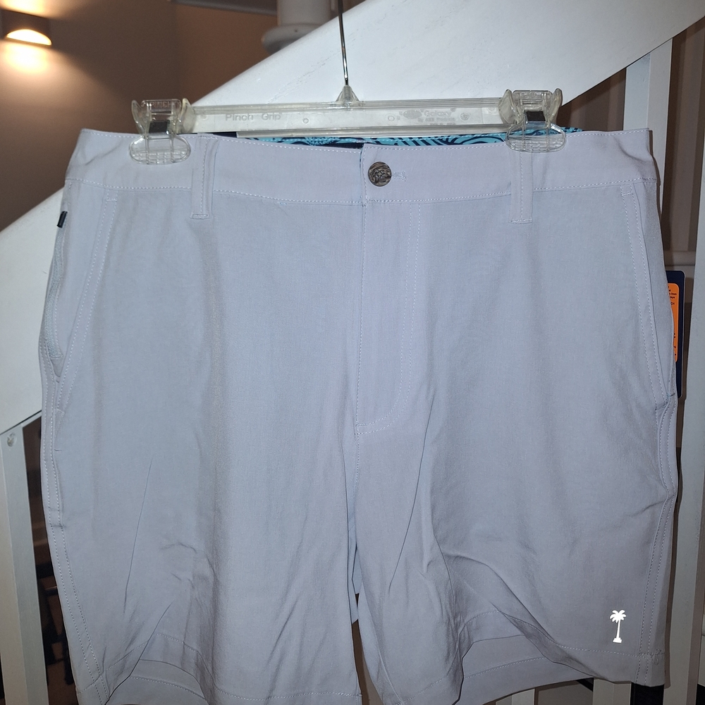 Margaritaville White Flat Front Shorts
